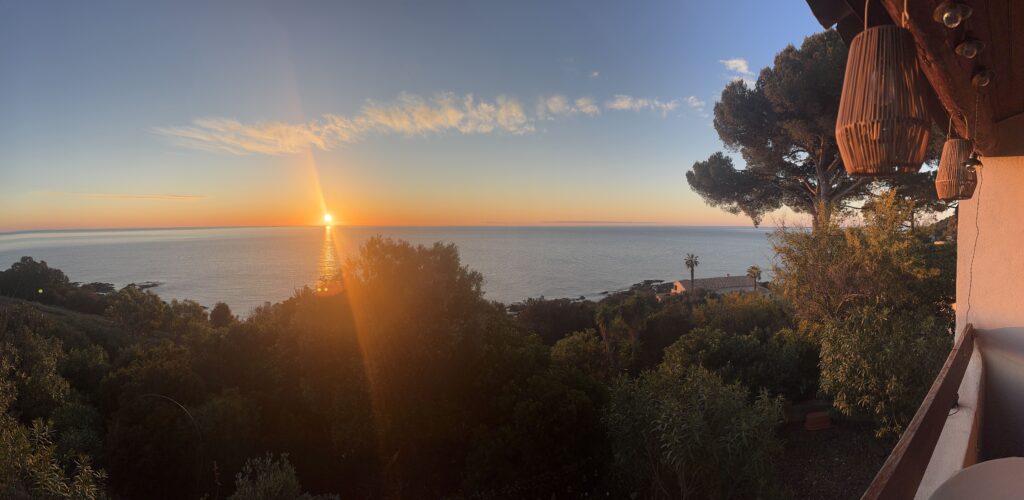 vue vsur la baie de Tarco depuis la Villa Sognu di Mare